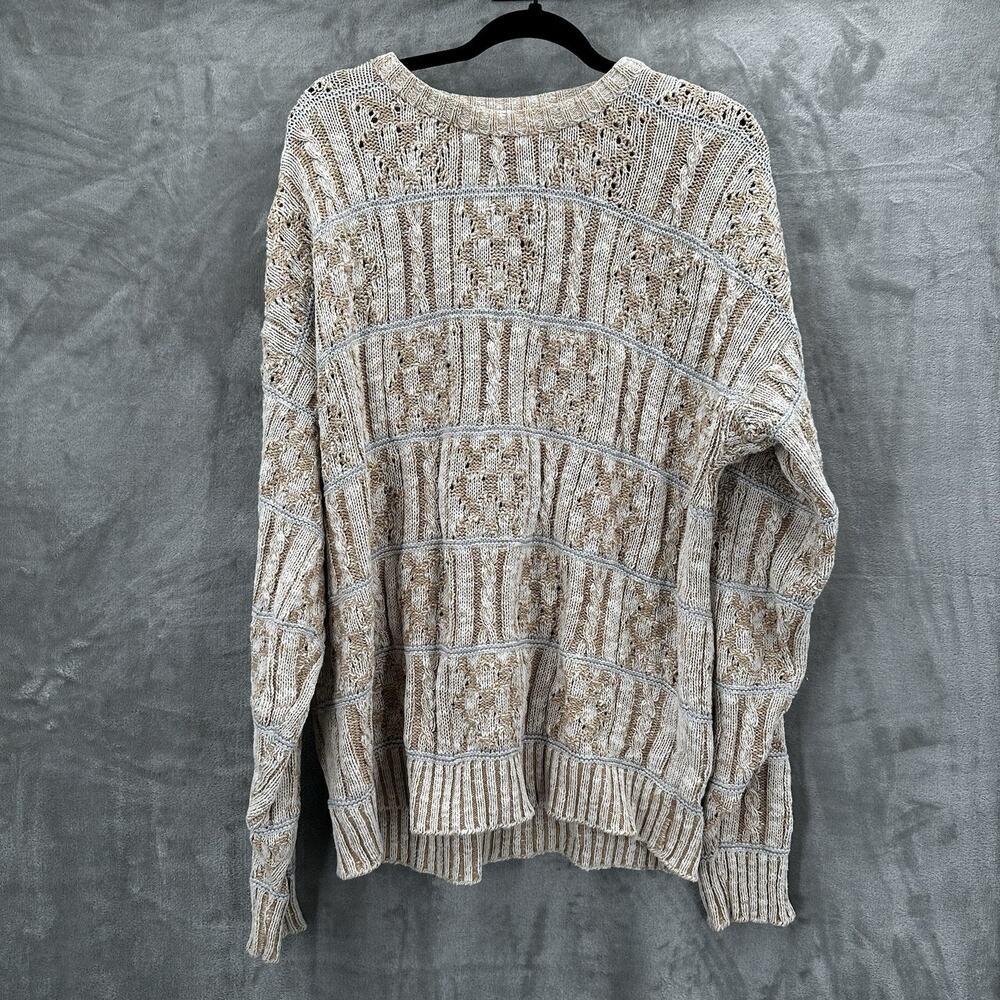 Vintage Christian Dior Sweater Mens‎ Medium Knit Crew Pull Over Designer Grandpa